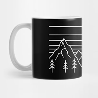 Nature Lines - White Version Mug